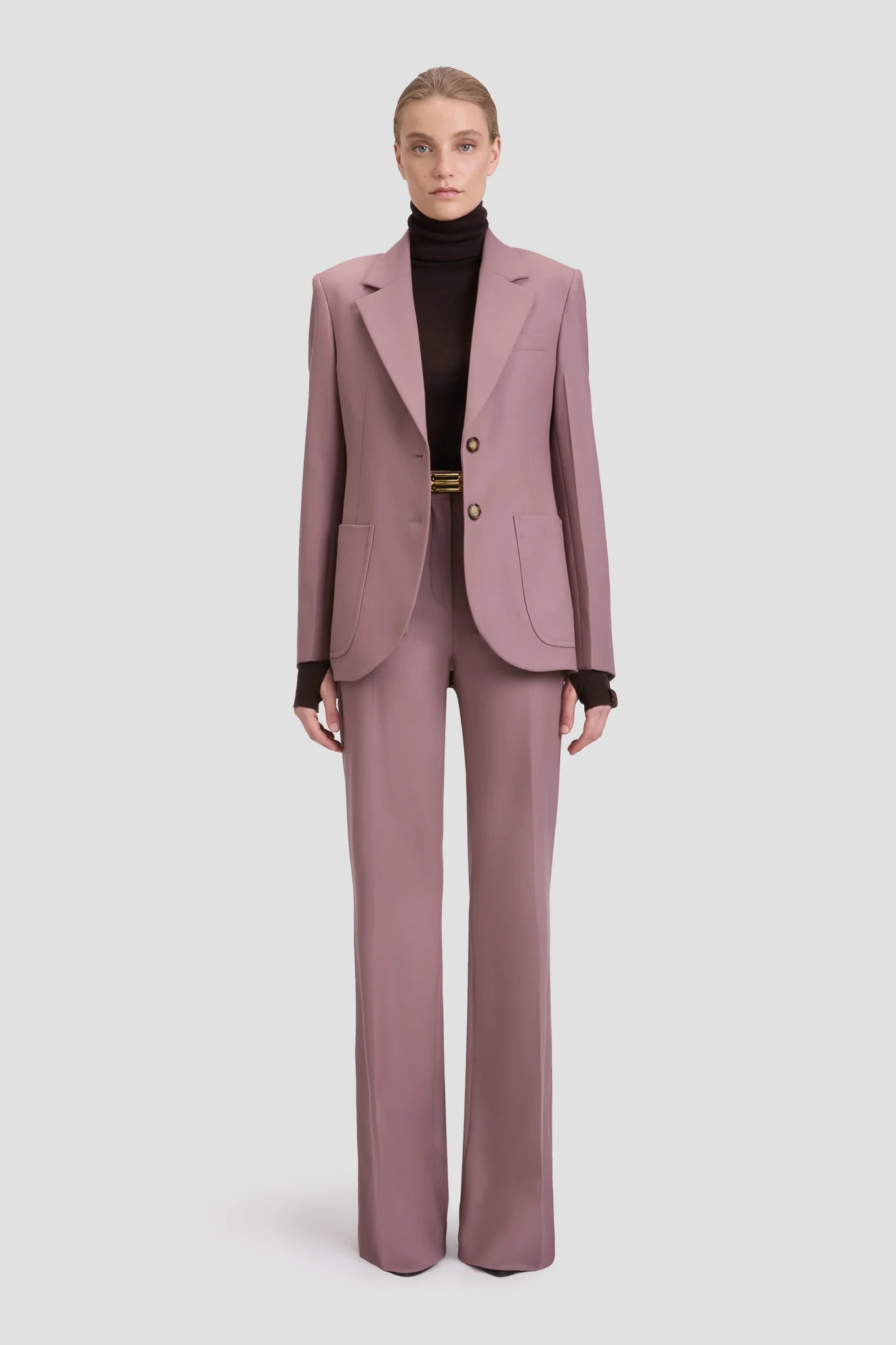 Katherine Jacket In Mauve | Victoria Beckham UK