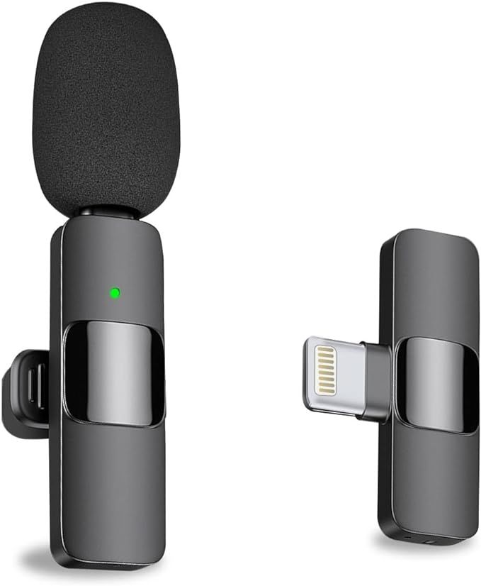 Amazon.com: Professional Wireless Lavalier Lapel Microphone for iPhone, iPad - Cordless Omnidirec... | Amazon (US)