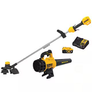 DEWALT 20V MAX Cordless Lithium-Ion String Trimmer/Blower Combo Kit (2-Tool) with (1) 4.0Ah Batte... | The Home Depot