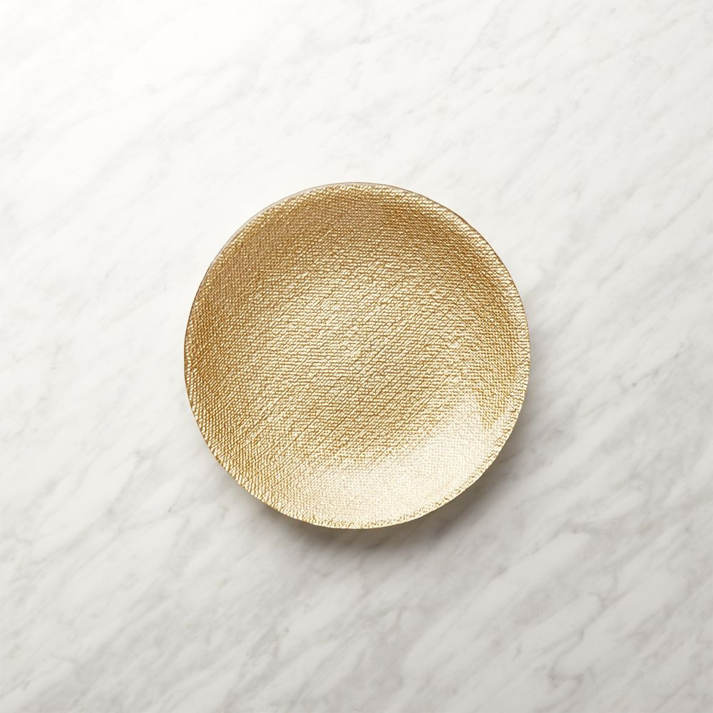 Shimmer Salad Gold | Crate & Barrel