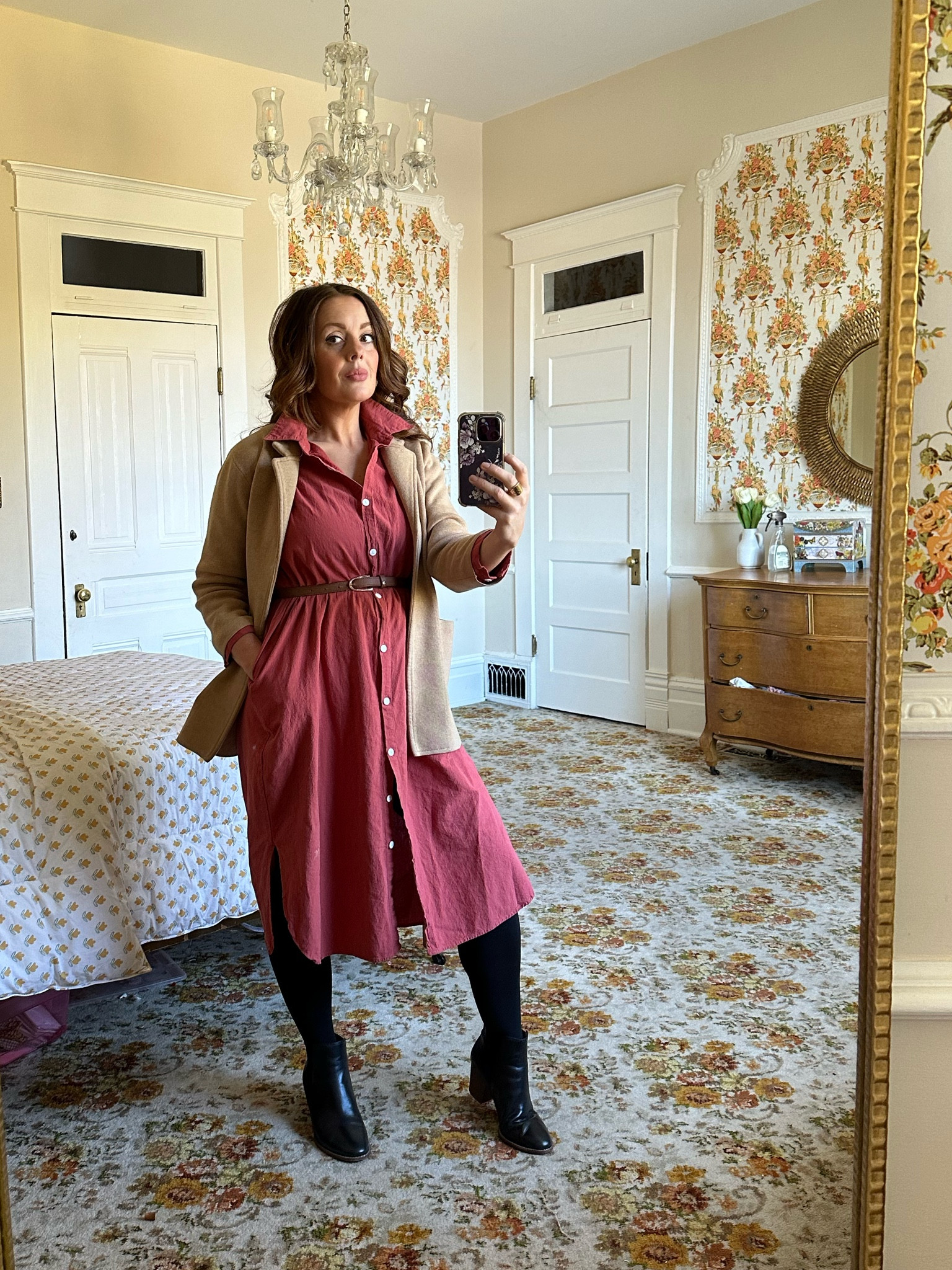 Loving this combo ❤️🙌🏼 I am wearing a small in the dress ❤️ can also be worn as a shacket 🙌🏼 or with no belt ❤️

#LTKSeasonal #LTKGiftGuide