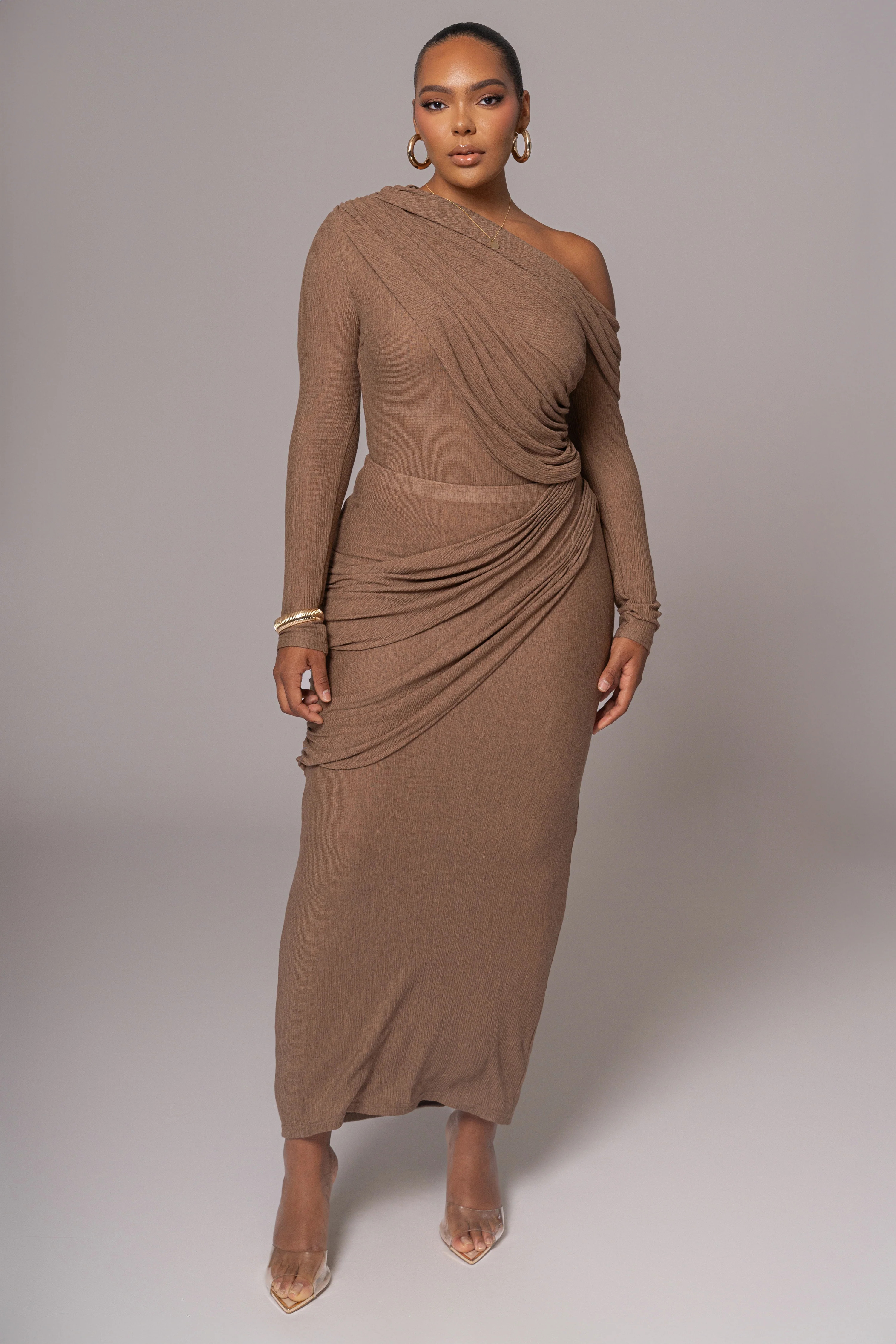 Chocolate Paradise Hills Maxi Skirt XS | JLUXLABEL
