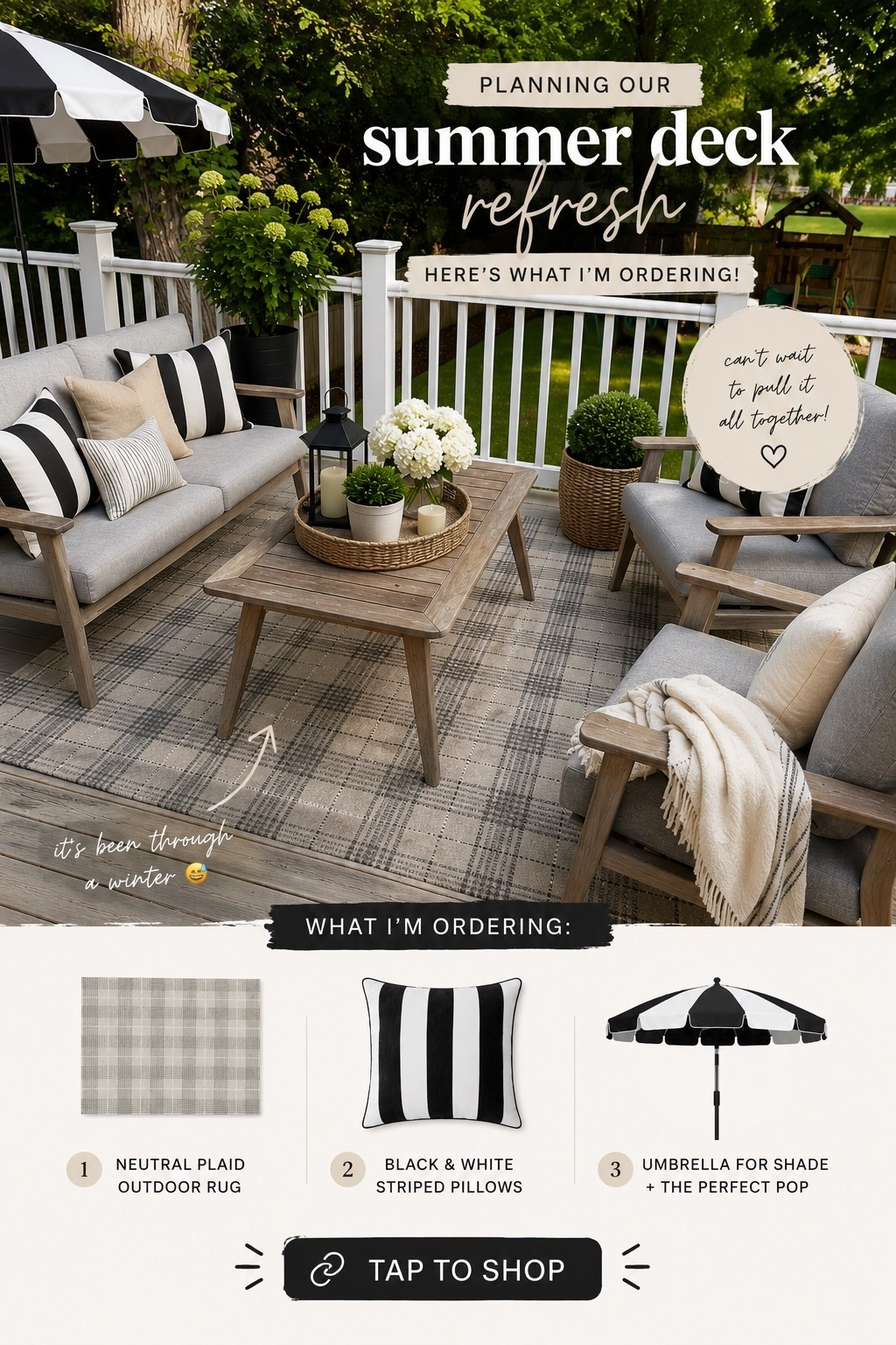 My summer deck refresh is loading….