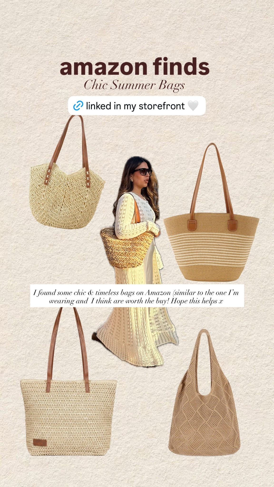 Amazon summer chic & timeless bags

#LTKsummer #LTKbag