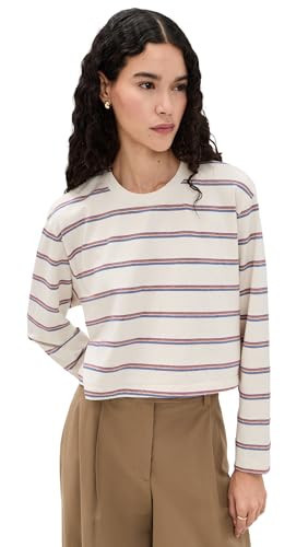 State & Lake Women's Cricket Tee, Natural, S | Amazon (US)