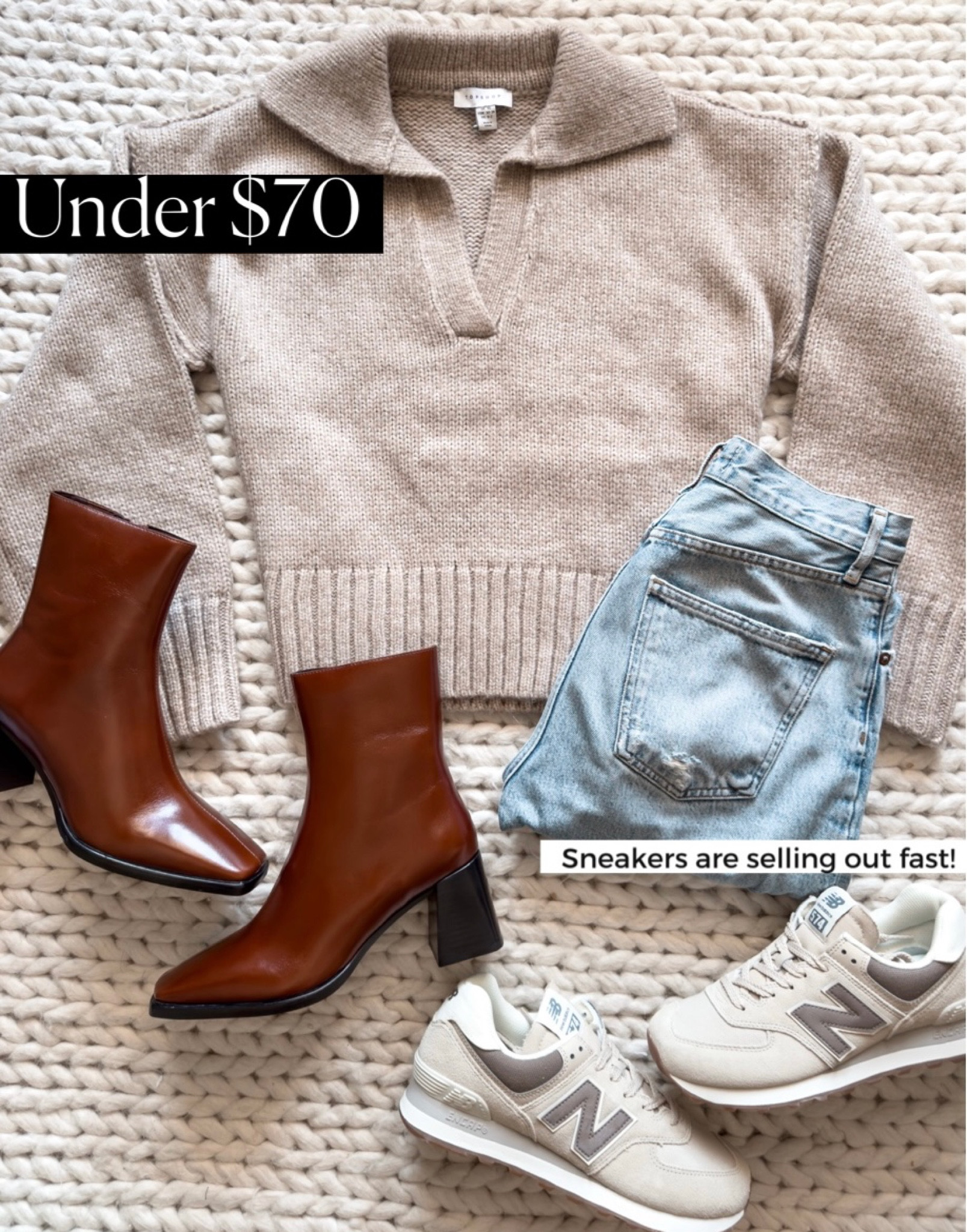 Sweater 
Cropped sweater 
Jeans
Boots
New Balance sneakers 
Fall outfits 
Fall outfit 
#ltkseasonal 
#ltku
#ltkstyletip 

#LTKfitness #LTKfindsunder100 #LTKshoecrush