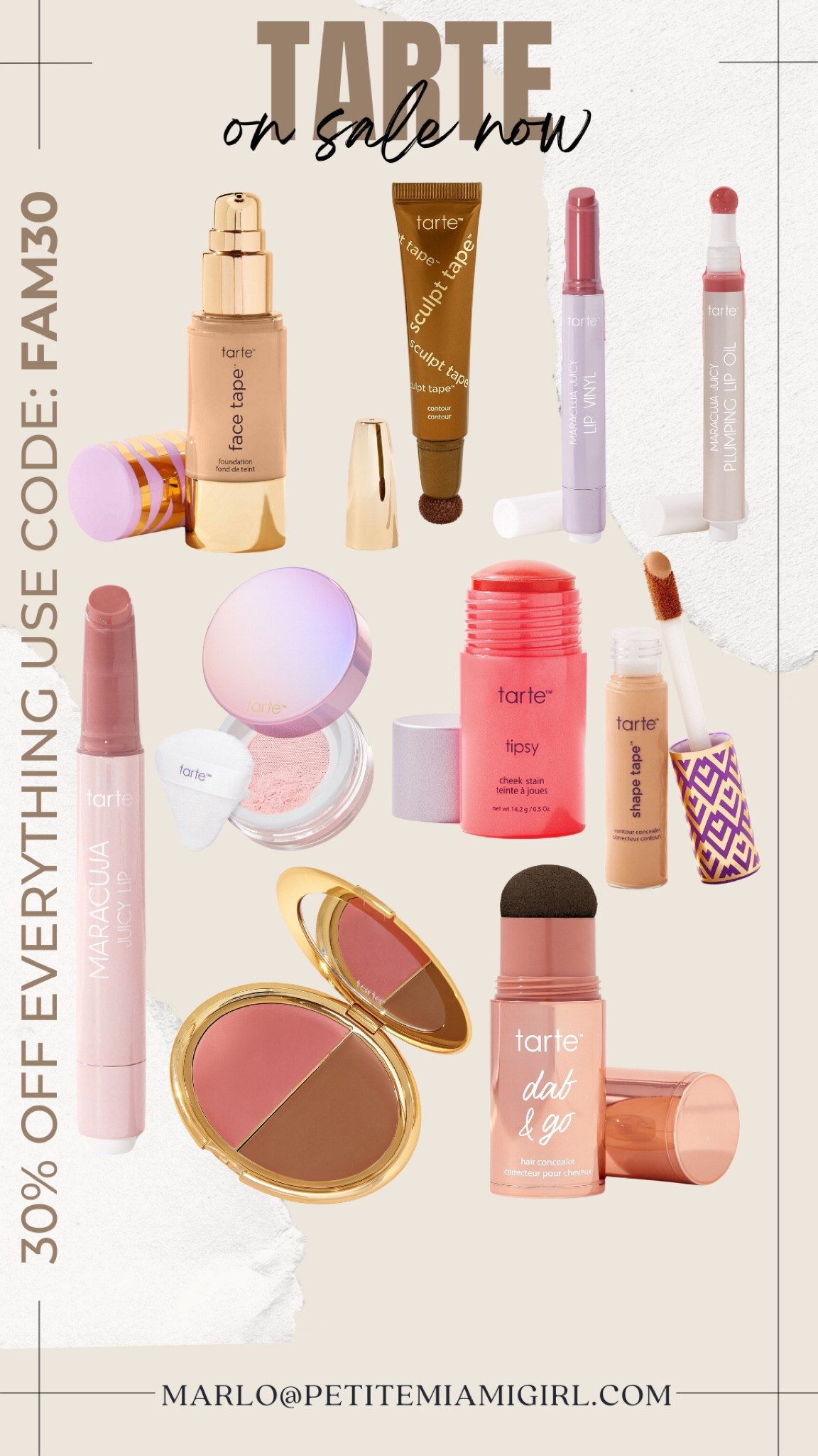 Tarte on sale now.

#LTKSaleAlert #LTKBeauty #LTKFindsUnder50