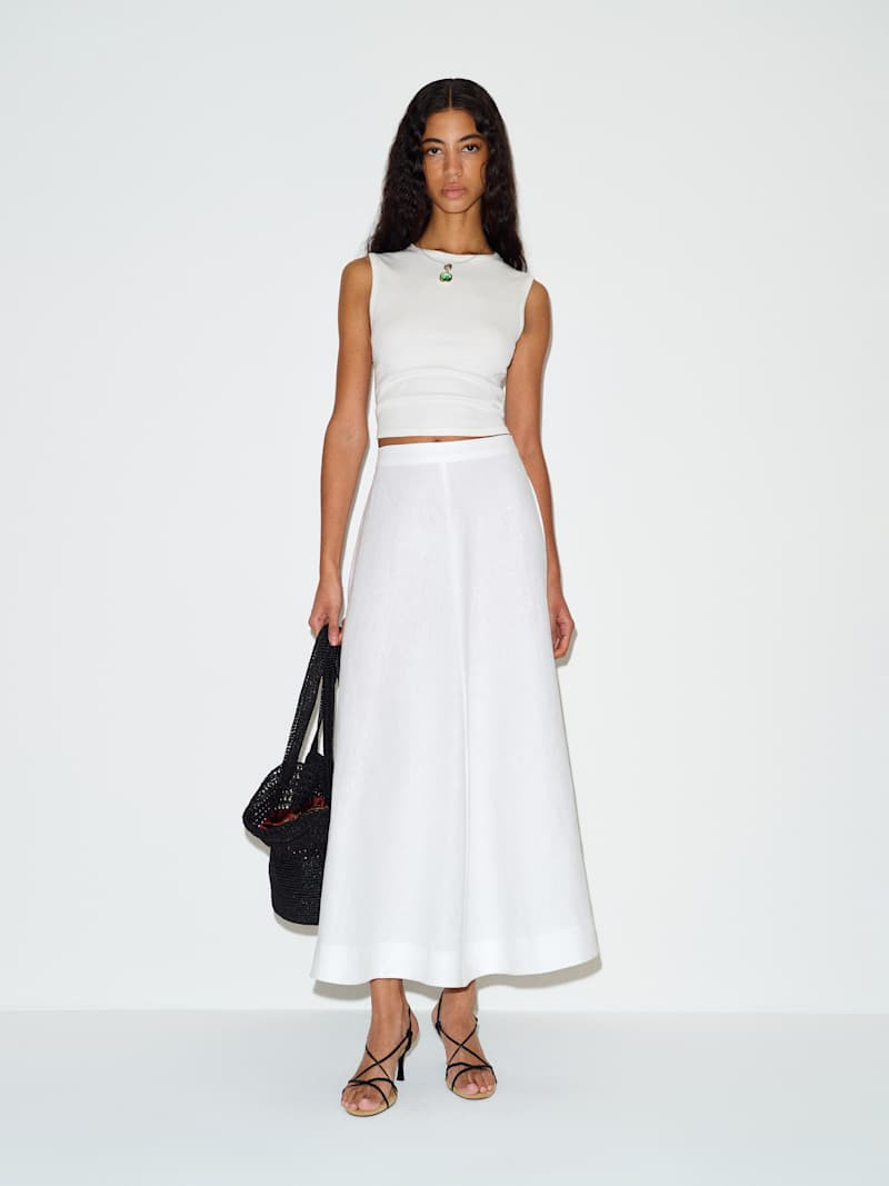 Peony Linen Skirt | Reformation (Global)