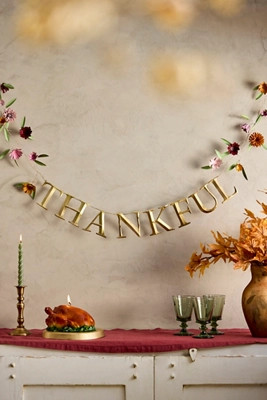 Thankful Iron Garland | Anthropologie (US)