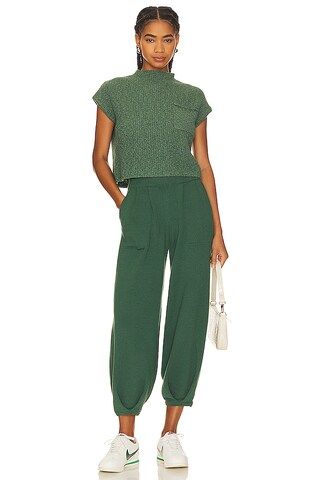 Free People Freya Sweater Set in Emerald Spell Combo from Revolve.com | Revolve Clothing (Global)