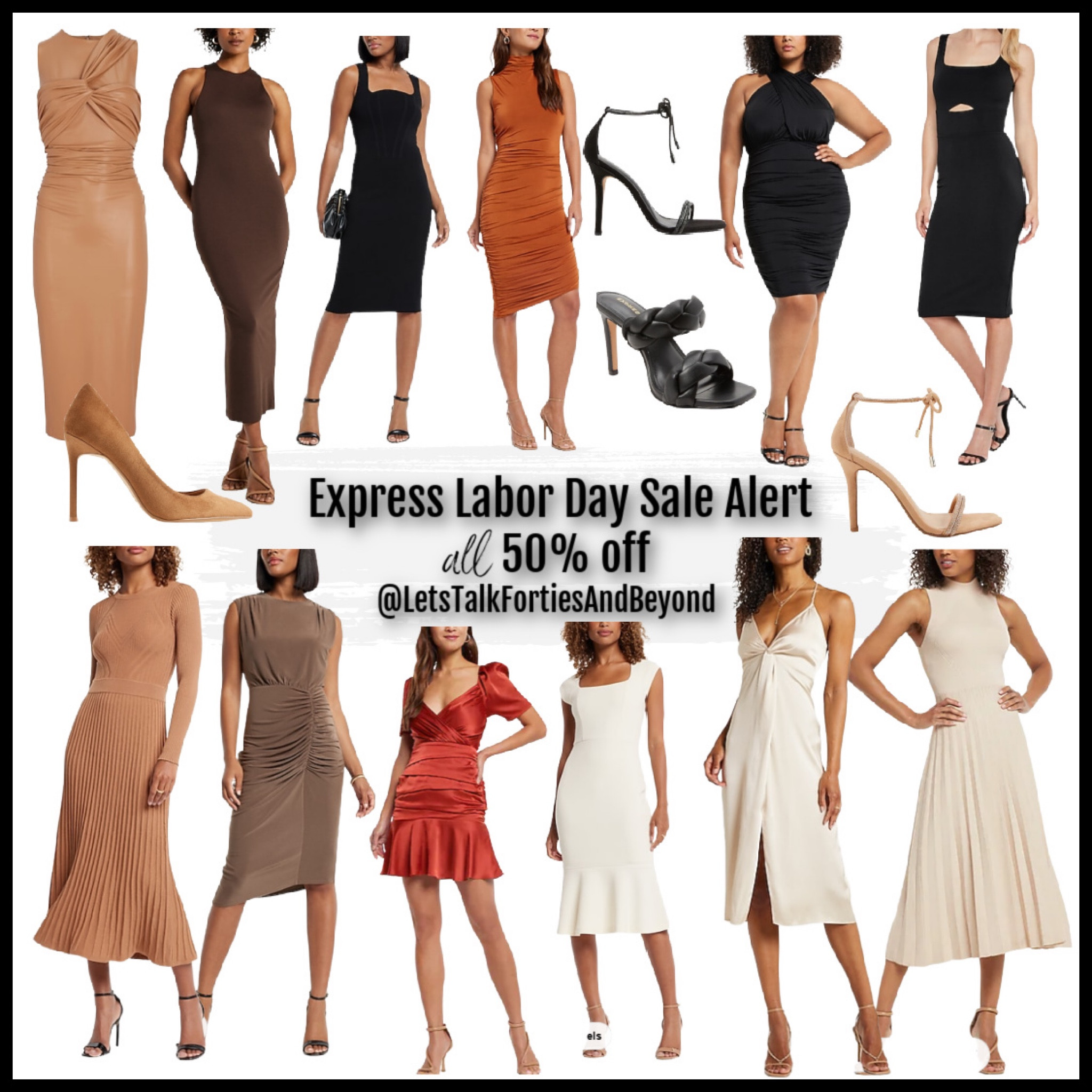 Express Sales Alert part 3,  50% off dresses and shoes 😘

𝕃𝕚𝕟𝕜𝕤 𝕥𝕠 𝕊𝕙𝕠𝕡:
☞︎ See something you like? To shop all of these looks, just click on the link in my Bio ⬆️ You can also instantly shop all of my posts by following me on the @shop.LTK shopping app (@LetsTalkFortiesAndBeyond)

#LTKexpress # LTKexpresssale #LTKexpresssalealert #LTKlabordaysale #LTKlabordaysales #LTKexpressdresses #LTKexpressshoes #LTKShoesale #LTKdresssale #LTKmididress #LTKdarenightstyle #LTKgirlsnightoutstyle #LTKover40fashion #LTKover40style #LTKover50fashion #LTKover50style


#LTKsalealert #LTKsalealert #LTKstyletip #LTKSale