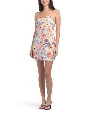Floral Embroidered Mini Dress | TJ Maxx