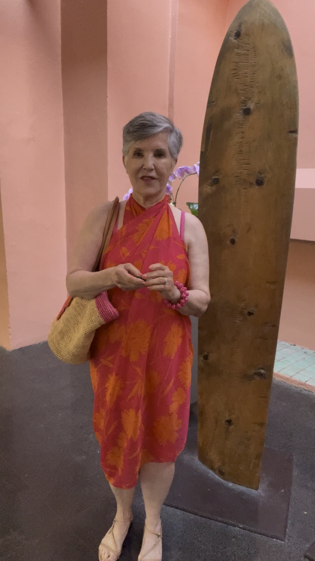 Have you always wondered how to tie a sarong in a cute way? Check out this short video.🌺
I show you how to tie a sarong simply around your waist. AND, I also show you how to tie the ends around your neck to turn your pretty sarong into a dress! So easy! So classy. You can do this in a snap! So sharp!
Perfect over a one piece hot pink MiracleSuit. With flat nude sandals and a tan straw tote. Don’t forget pink bracelets!🌺🌺🌺

#LTKWatchNow #LTKFindsUnder50 #LTKSwim