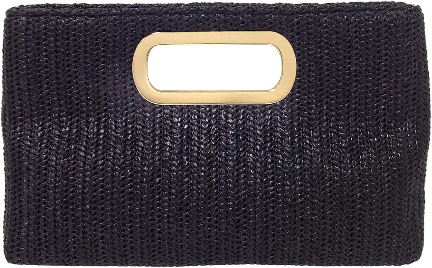 Top Handle Straw Clutch | Amazon (US)