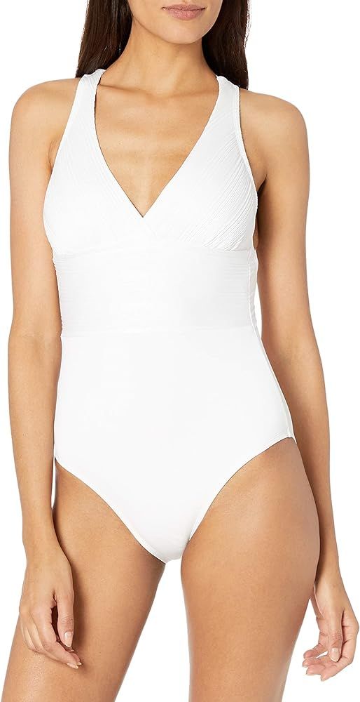 La Blanca Women's Multi Strap Cross Back One Piece Swimsuit | Amazon (US)