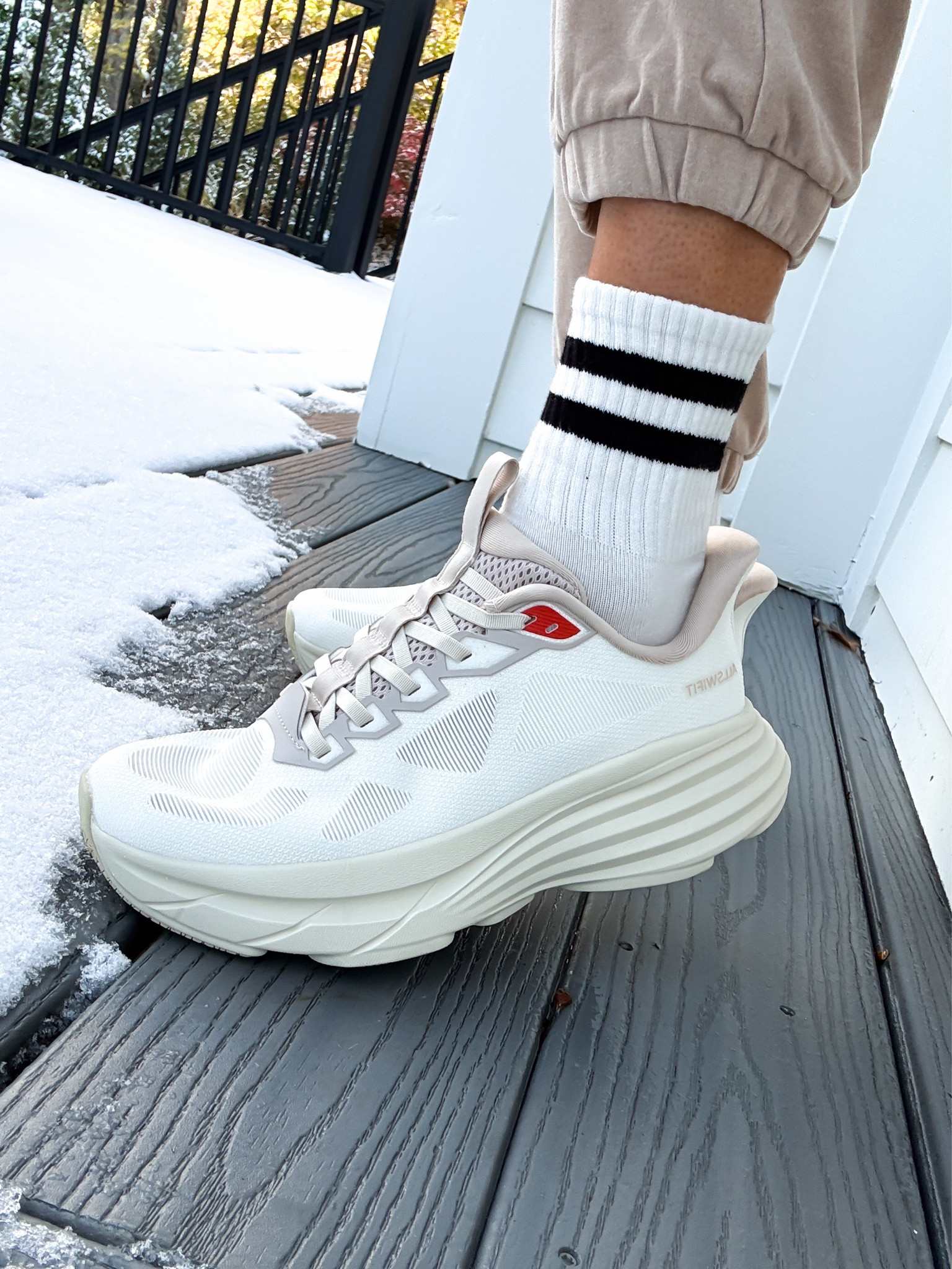 These sneakers are slip on. No tying laces necessary. 

#LTKSaleAlert #LTKGiftGuide #LTKFindsUnder50