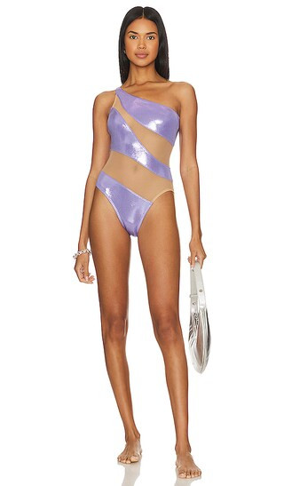 Snake Mesh Mio in Lilac | Revolve Clothing (Global)