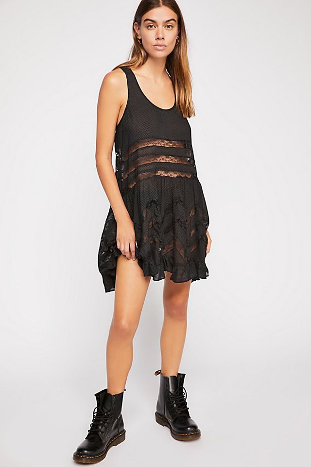 Voile and Lace Trapeze Slip | Free People (Global - UK&FR Excluded)