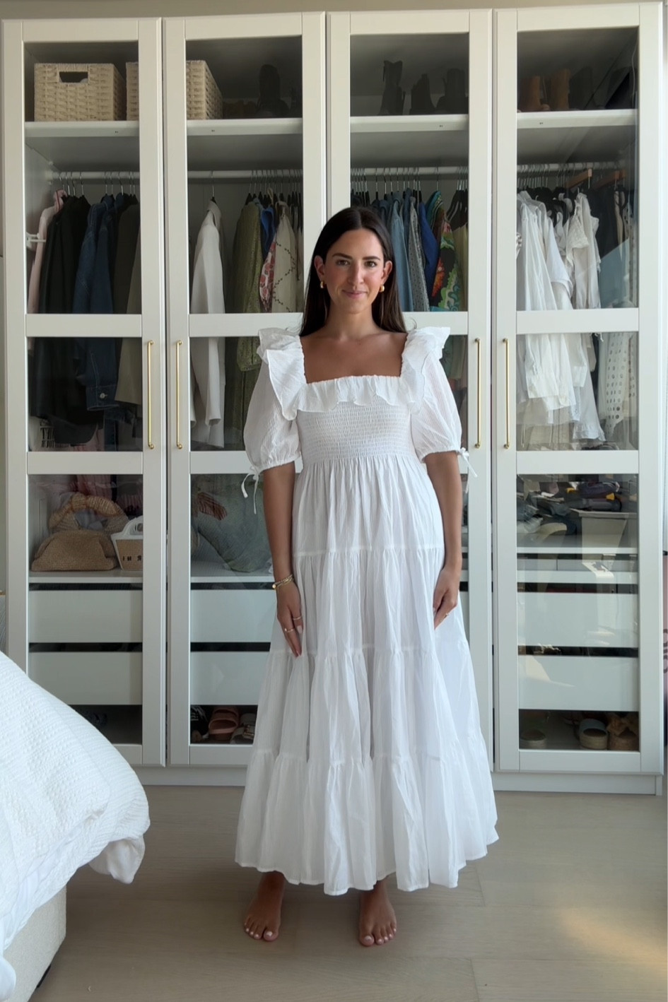 Wear a size xsmall

Summer dress, white dress, bridal, 4th of July 

#LTKSeasonal #LTKStyleTip