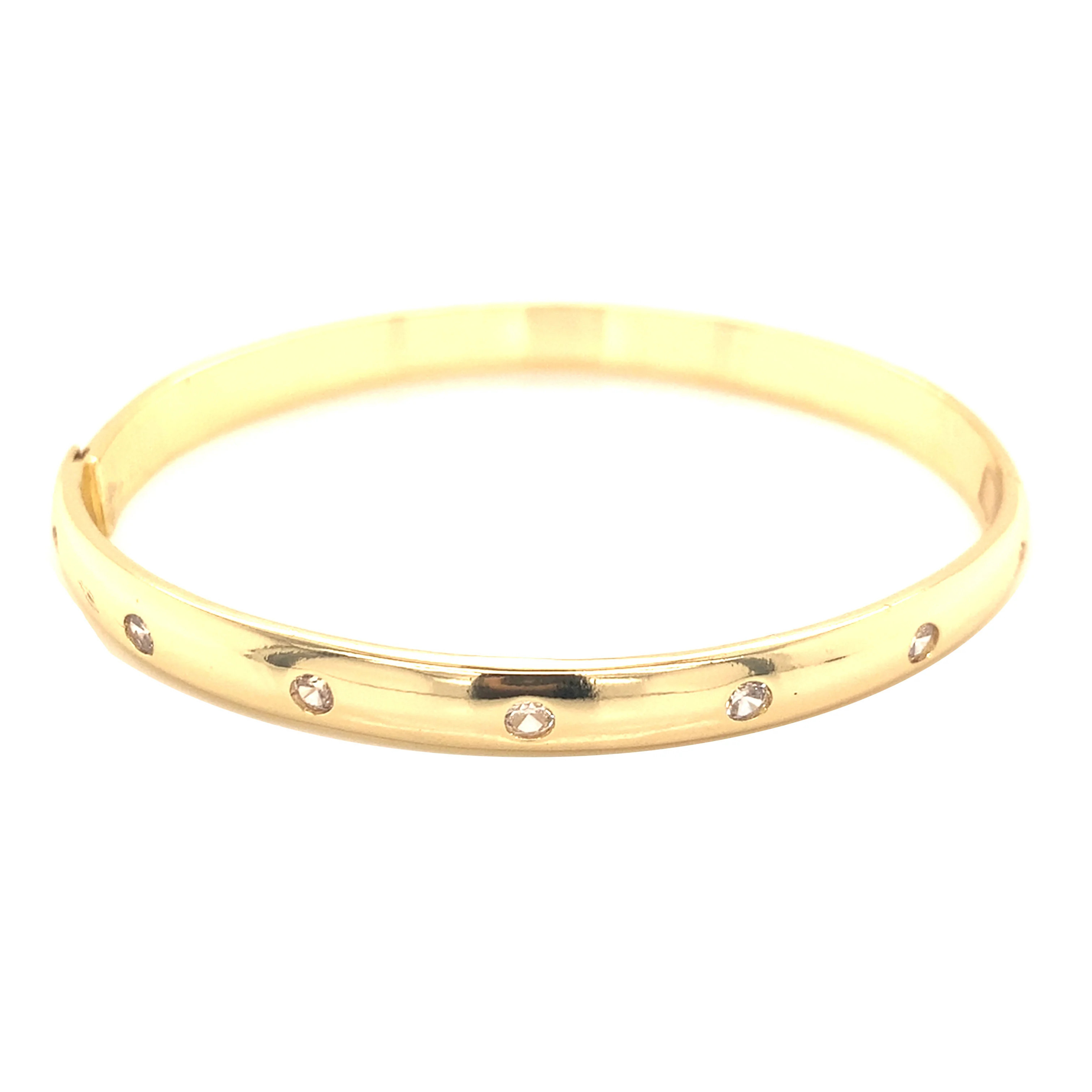 CZ Bangle Bracelet | MaLi Beads
