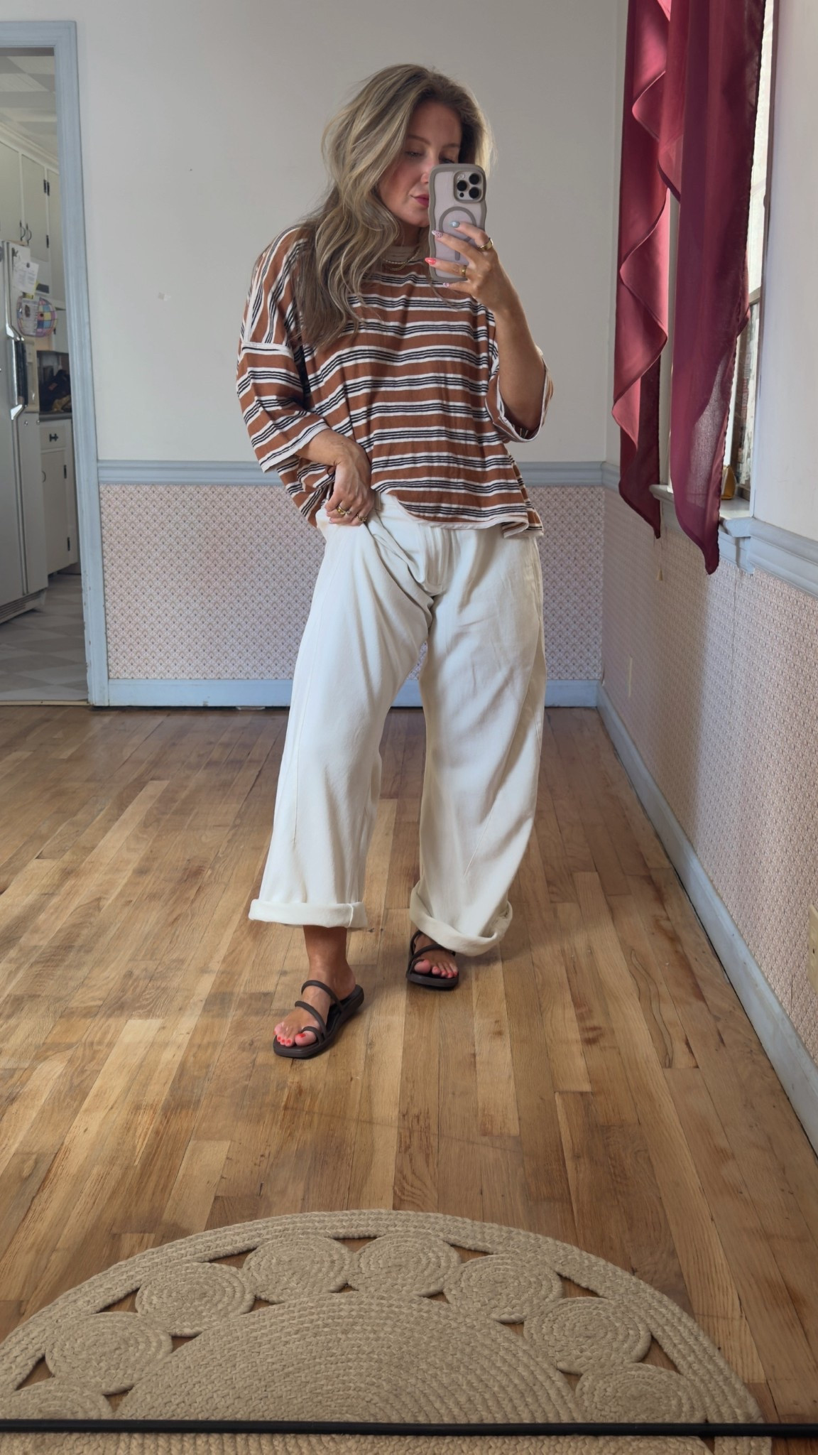 the perfect outfit formula!! Wearing a size 6 in these pants 

#LTKootd