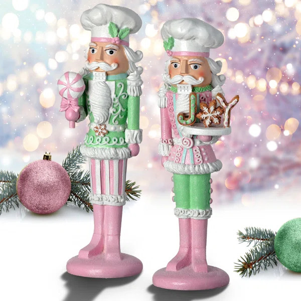 2 Piece Candy Nutcracker Set | Wayfair North America