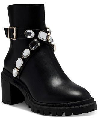 INC International Concepts Sebrinel Lug Sole Booties, Created for Macy's & Reviews - Booties - Sh... | Macys (US)