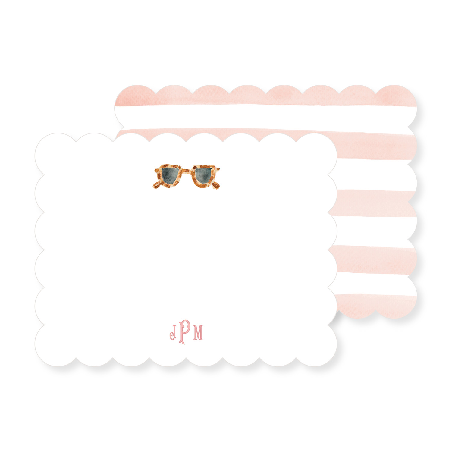 Tortoise Shell Sunglasses Personalized Stationery Set — Simply Jessica Marie | Simply Jessica Marie