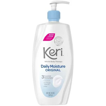 Keri Daily Dry Skin Therapy Moisture Original Body Lotion, 20 oz | Walmart (US)