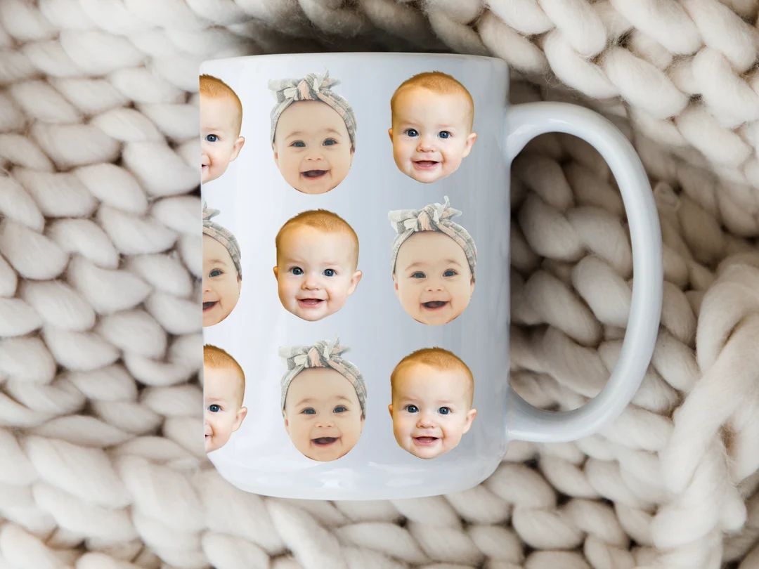 Custom Face Mug Personalized Baby Face Mug Custom - Etsy | Etsy (US)