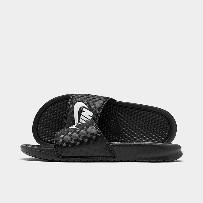 Women's Nike Benassi JDI Swoosh Slide Sandals | Finish Line (US)