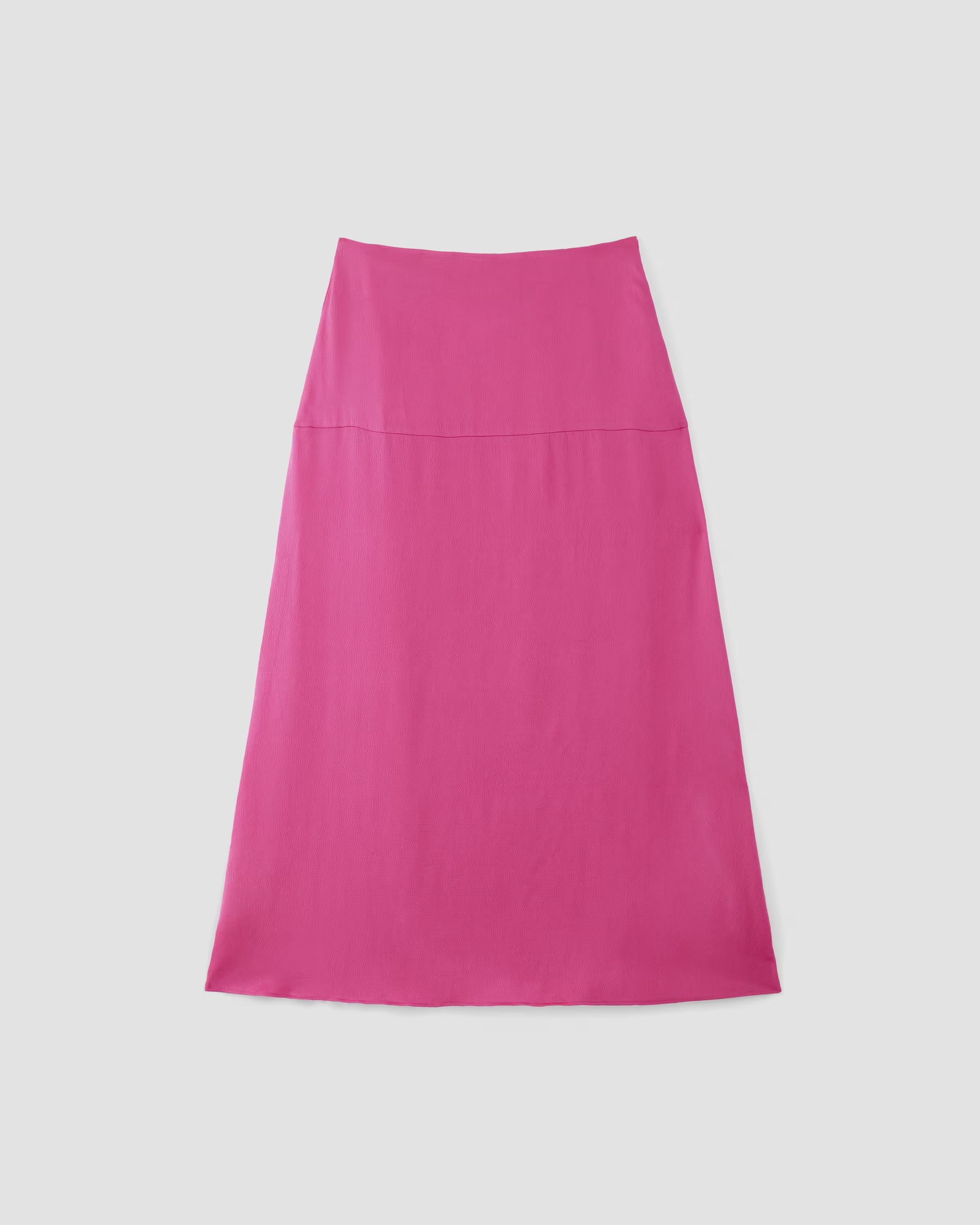 The Hammered Satin Slip Skirt | Everlane