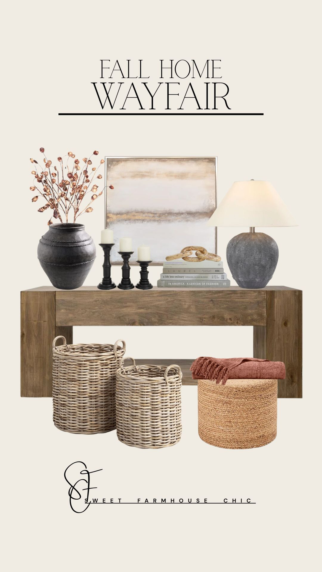 Wayfair Fall Home 

// Fall Home, Fall Home Decor, Home Decor, Home Decor, Wayfair, Wayfair Sale, Wayfair Living Room, Home Decor, Home Decor Living Room, Fall Living Room, Entryway, Entryway Decor, Entryway Table Decor, Living Room Decor, Living Room Inspo, Vase, Artificial Plants, Candle Holder, Decorative Books, Table Lamp, Lampshade, Console Table, Hamper, Laundry Hamper, Laundry Basket, Throw Blanket, Fall Throw Blanket, Ottoman Stools,  Wayfair Wall Art,  Wall Art, Wall Art Decor, Framed Wall Art, Framed Art 

 

#LTKSeasonal #LTKHome #LTKautumn