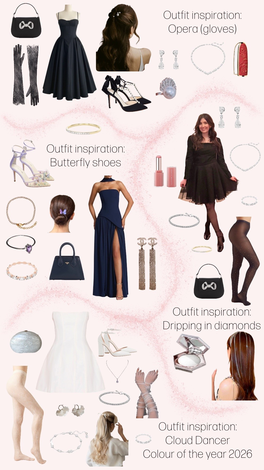 Paris Fashion Week outfit vision board!

A vision of all the outfits I wore at Paris Fashion Week. I attended 4 events so I changed for each one. I created this vision board to help me figure out what I already had and what I had to order. After I bought each item I needed I added it to the vision board. It helped a lot picturing the outfit but also making sure I wouldn’t forget anything when packing! 

Here I linked all the clothes and shoes for you! Three of the dresses are from Vinted and the long sleeve one is a set I handmade myself. So I don’t have links for the exact items. The blue dress is from the brand Babyboo. There is a separate post for the accessories ❤️

#LTKFashionMonth #LTKpetite #LTKpartywear