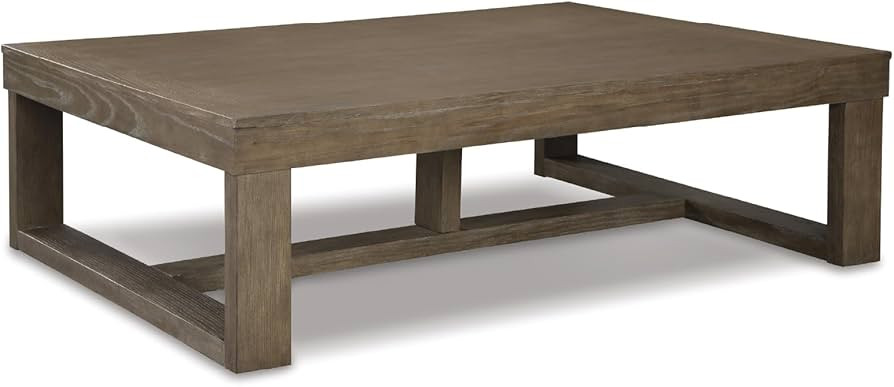 Signature Design by Ashley Cariton Contemporary Rectangular Cocktail Table, Brown | Amazon (US)