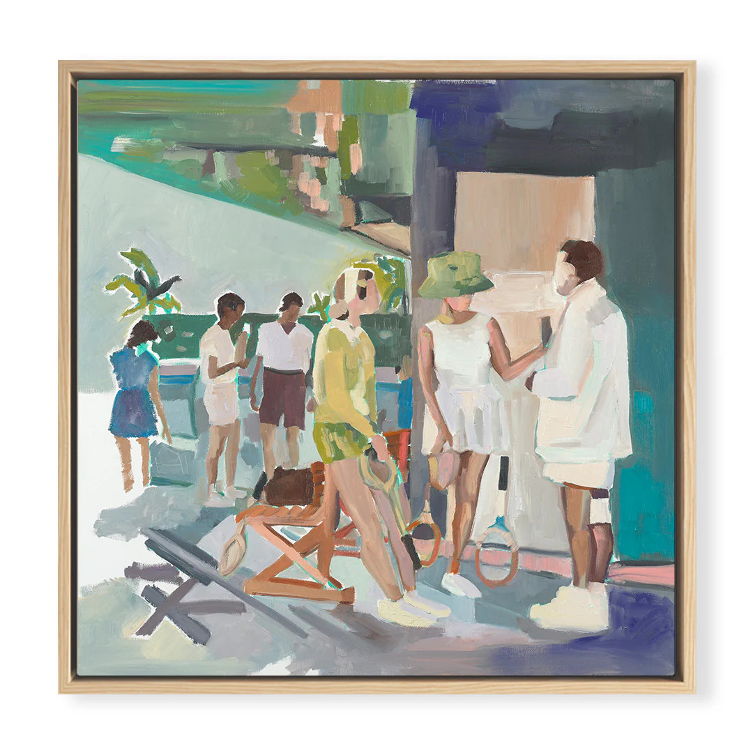 Tennis Break by Abbey Mueller Art Print | Urban Garden Prints