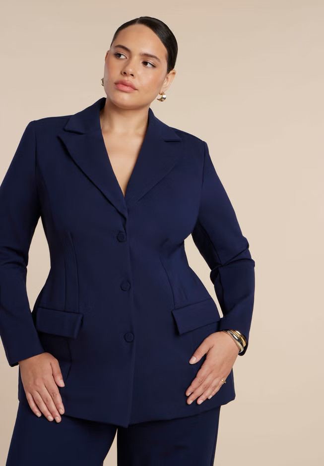 The Ultimate Nipped Waist Blazer | Eloquii