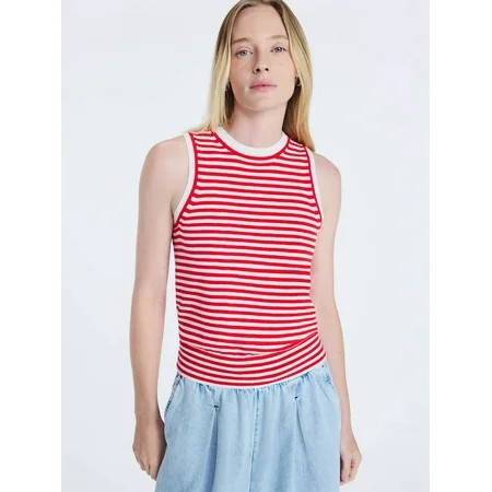 Free Assembly Women s Cozy Yarn Sleeveless Sweater Shell Sizes XS-XXL | Walmart (US)