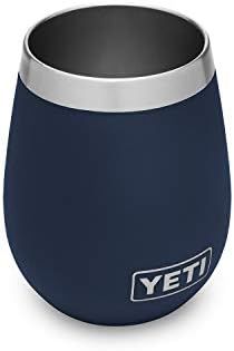 YETI Rambler 10 oz Wine Tumbler, Vacuum Insulated, Stainless Steel, Navy | Amazon (US)