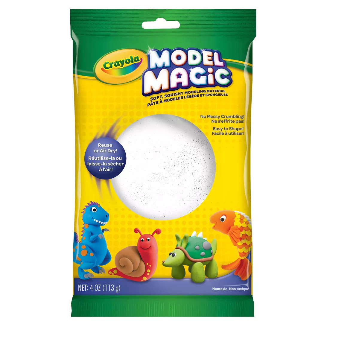Crayola 4oz Model Magic - White: Non-Drying, Reusable, Non-Toxic Modeling Clay for Kids, Creative... | Target