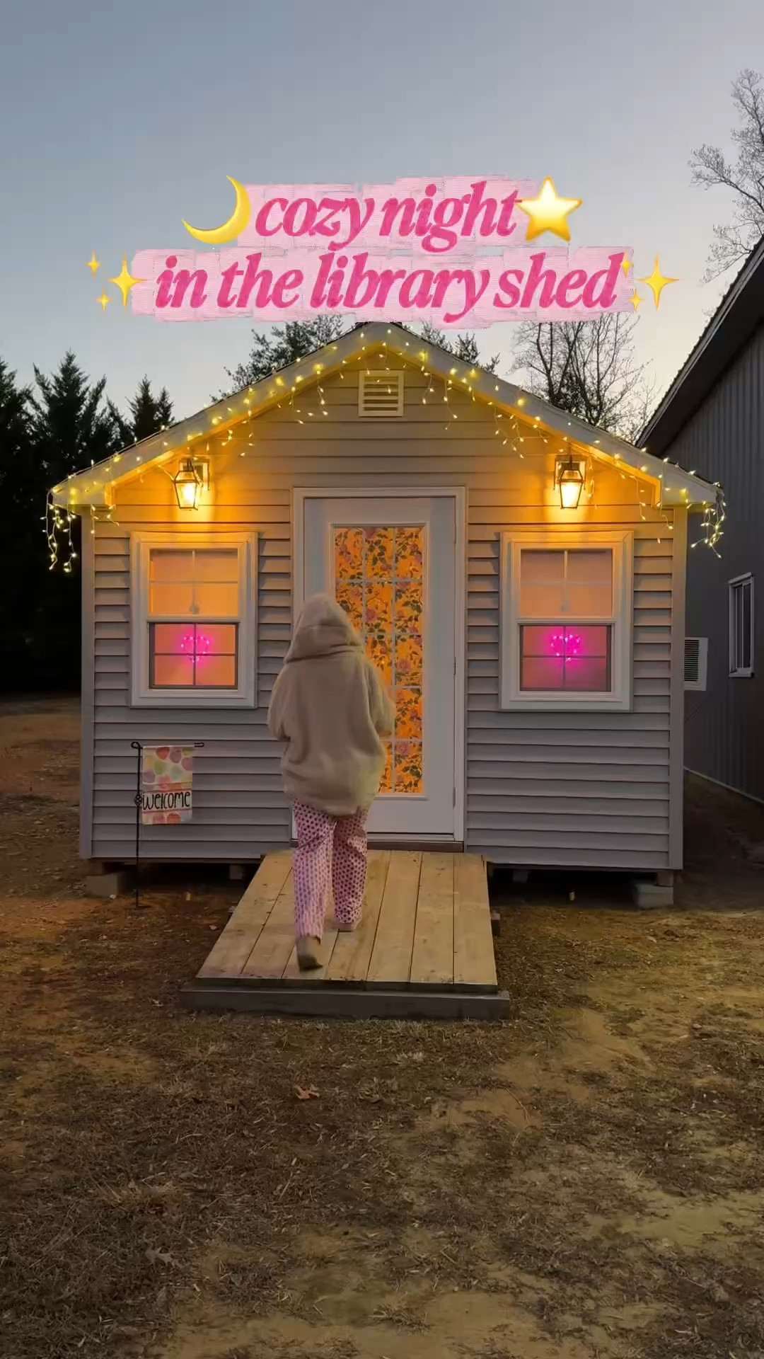 🌙cozy night in the library shed⭐️
✨outfit & decor details linked here✨
💗other shed finds on my Amazon storefront!

#LTKdayinmylife #LTKHome #LTKvlog