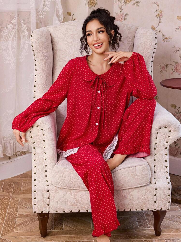 Ditsy Floral PJs | SHEIN