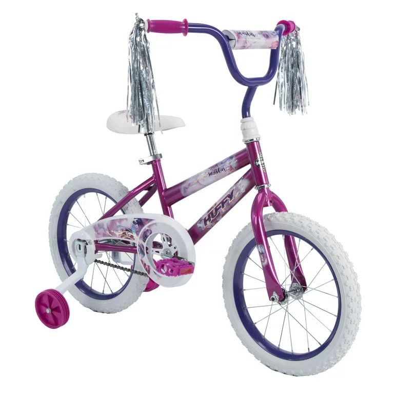 Huffy 16 in. Sea Star Girl Kids Bike, Metallic Purple - Walmart.com | Walmart (US)