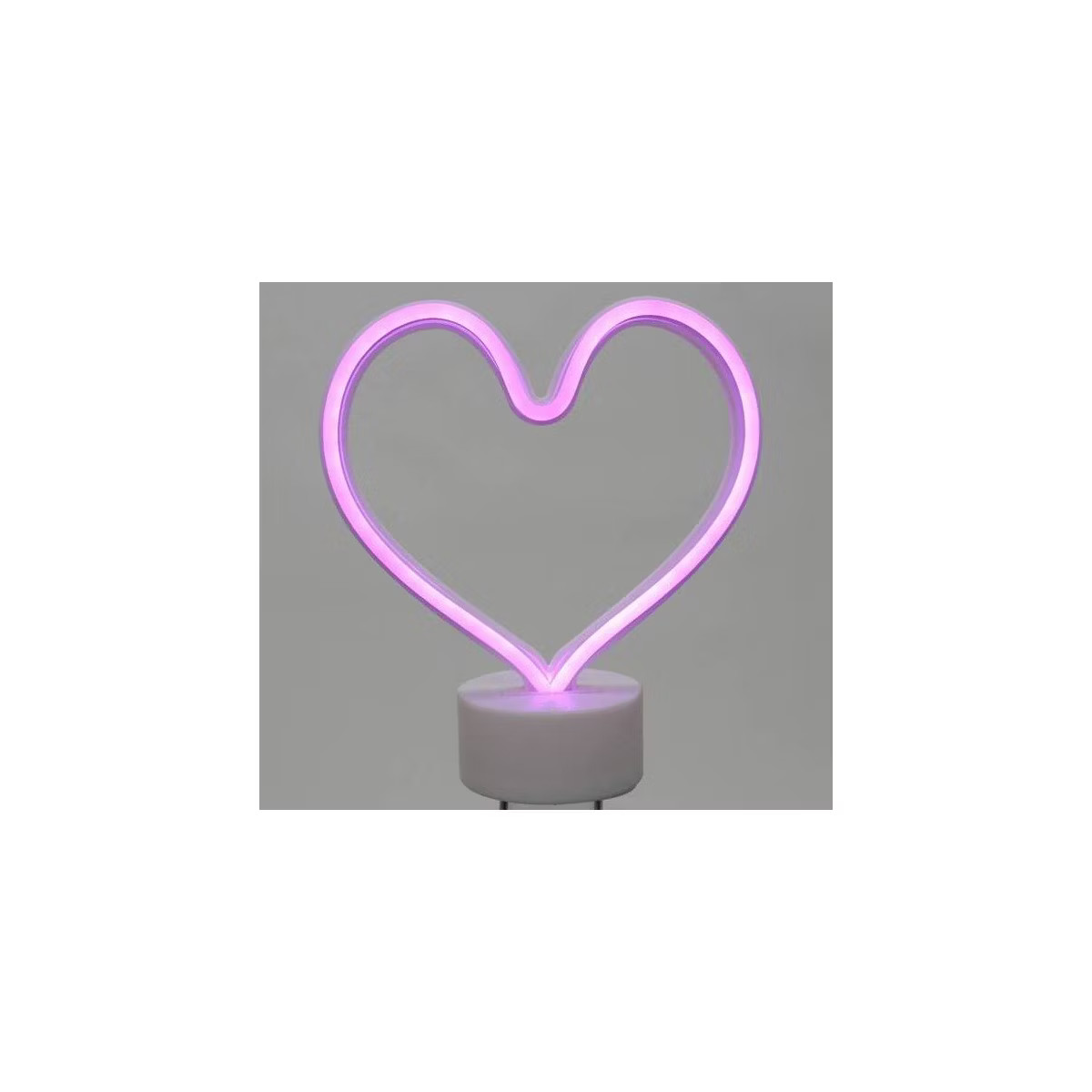 Neon Desktop Light Pink Heart - Spritz™ | Target