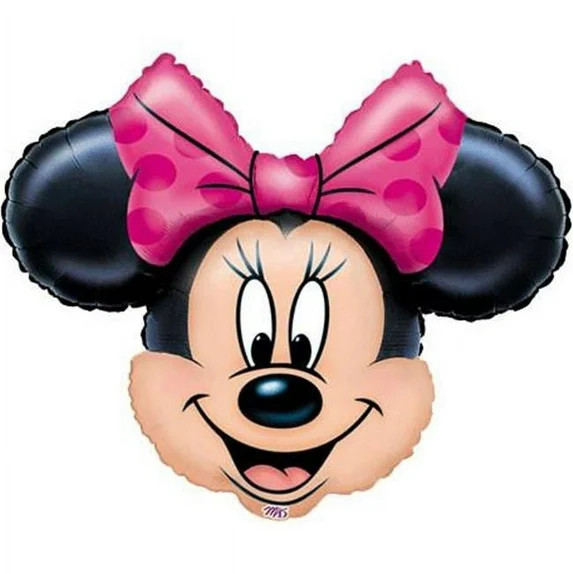 Anagram Minnie Mouse Head Mini Shape Balloon, Pink - Walmart.com | Walmart (US)