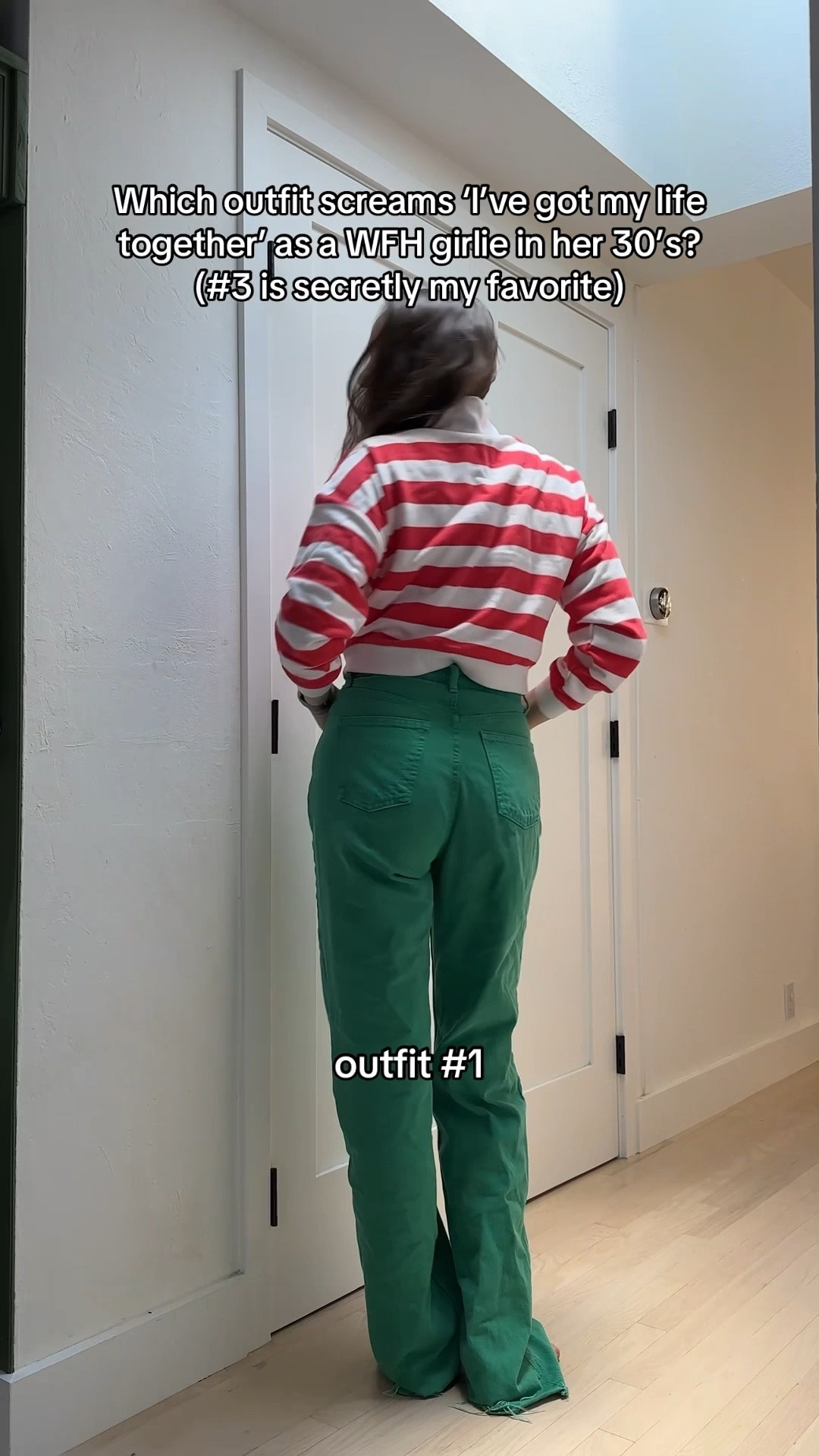 Wfh outfit ideas - which one is your favorite?
Green jeans are old from Zara

#LTKStyleTip #LTKWorkwear #LTKFindsUnder50