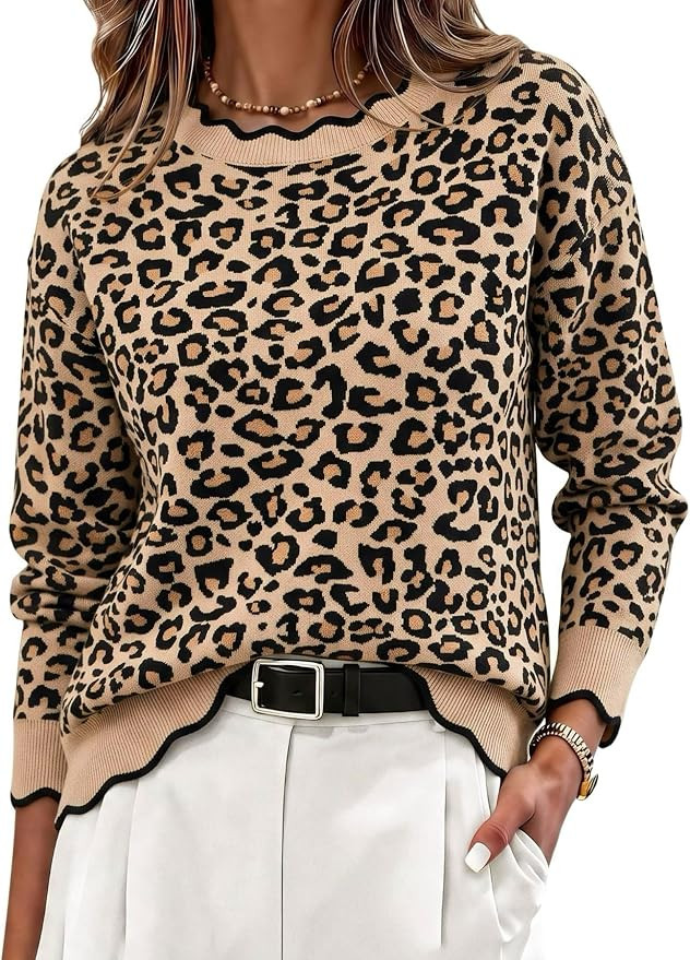 Zeagoo Sweaters for Women 2026 Fall Outfits Long Sleeve Winter Clothes | Amazon (US)