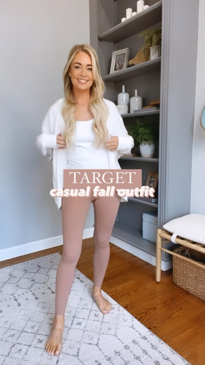 This comfy look is perfect for school drop off! Wearing an XS in sweatshirt cardigan (could have done a small too so go with your true size), a medium (sized up one) in tank & a small in leggings! 

Casual outfit, fall outfit, Target, leggings outfit, comfy outfit, Athleisure, sneakers, new balance sneakers 

#LTKstyletip #LTKSeasonal #LTKsalealert
