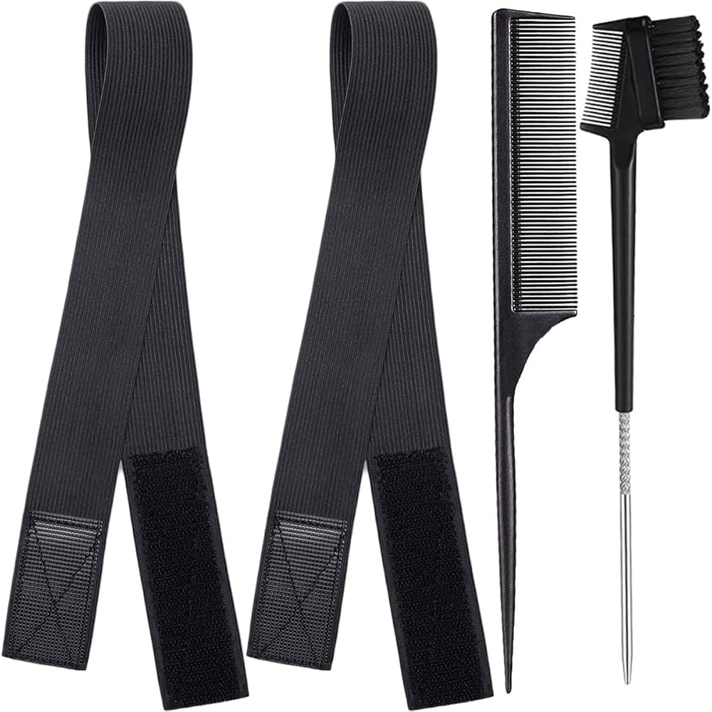 2 Pcs Wig Band For Melting Lace Band Elastic Bands For Wig Edge Lace Frontal Melt Adjustable Wrap... | Amazon (US)