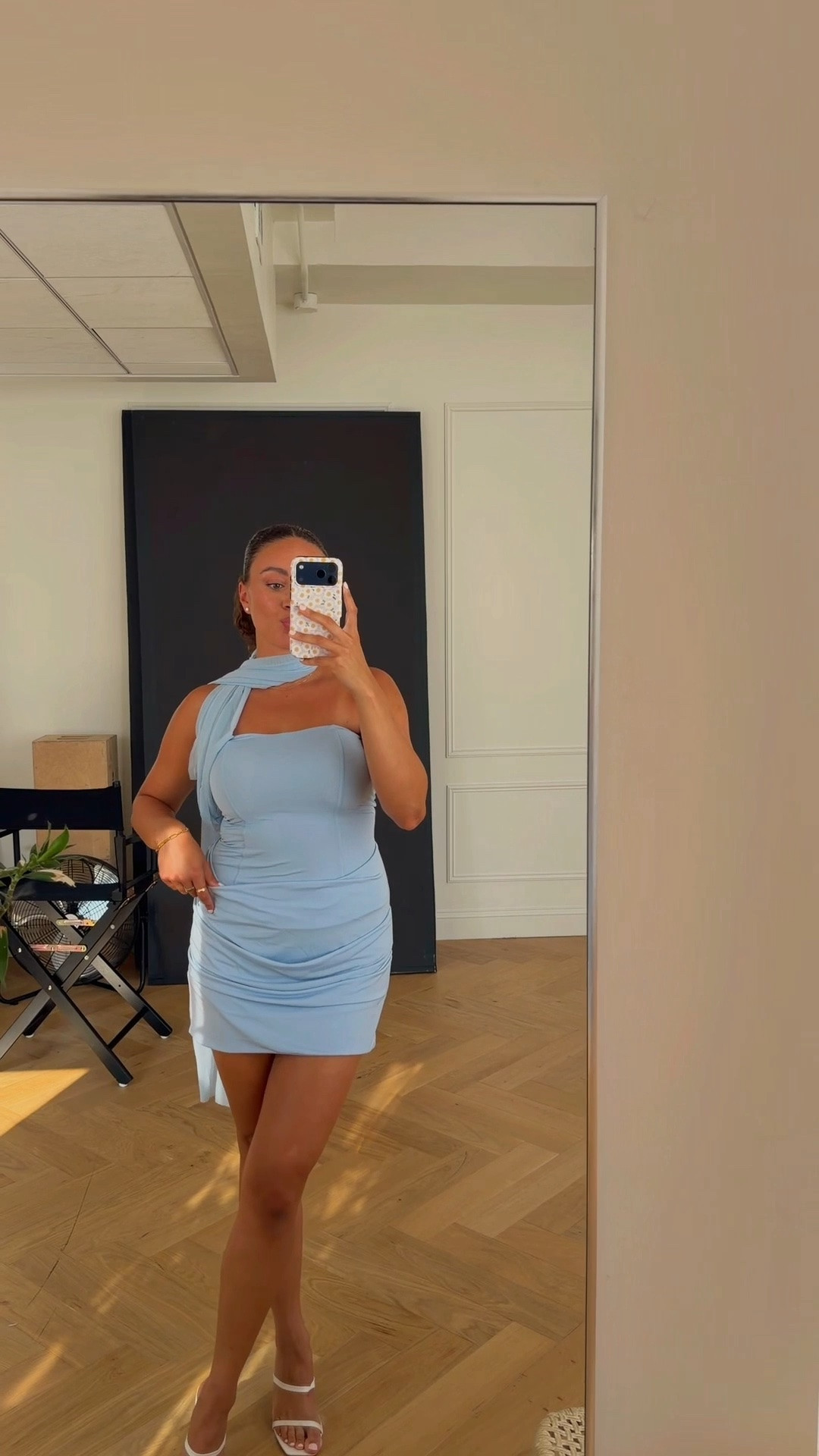The blue mini dress I wore! Wearing a medium

#LTKootd